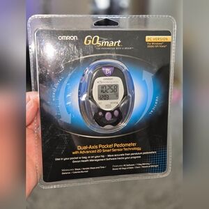 Omron GOsmart Dual-Axis Pocket Pedometer w/ 2D Smart Sensor Tech PC Version New